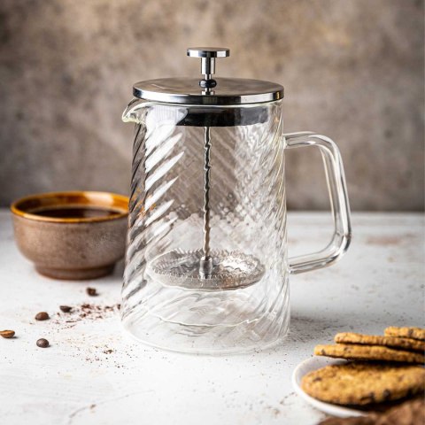 Klausberg KB-7764 – zaparzacz tłokowy z podwójnymi ściankami, 1000 ml