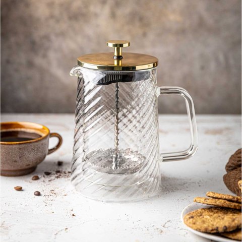 Klausberg KB-7765 – zaparzacz tłokowy z podwójnymi ściankami, 350 ml