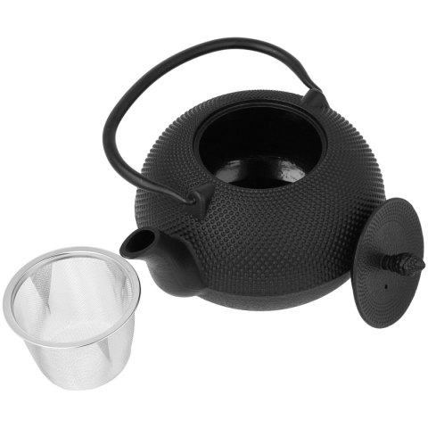 BRUNBESTE 2489 – żeliwny dzbanek z filtrem i podgrzewaczem, 850 ml