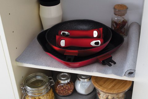 Berlinger Haus BH-6796 Burgundy — 3 patelnie i pokrywki Smart Lid