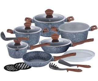 Berlinger Haus FOREST LINE BH-6198 – zestaw garnków i patelni, 18 elementów