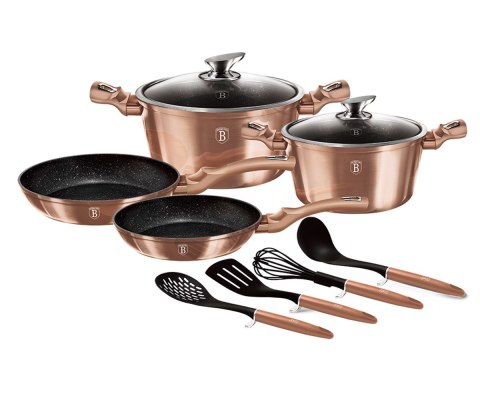 Berlinger Haus BH-6142 ROSE GOLD – zestaw garnków i patelni