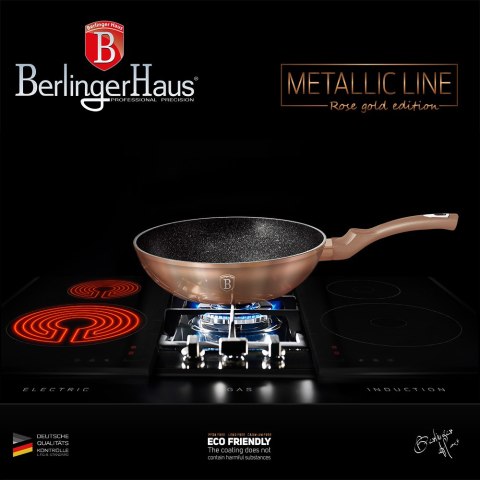 Berlinger Haus BH-7058 ROSE GOLD — zestaw garnków i patelni, 13 elementów