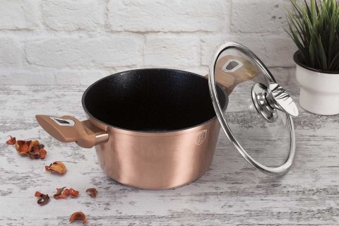 Berlinger Haus BH-7058 ROSE GOLD — zestaw garnków i patelni, 13 elementów