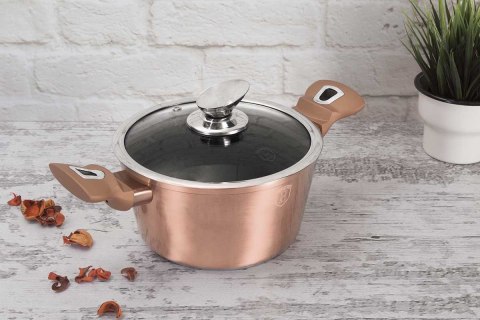 Berlinger Haus BH-7058 ROSE GOLD — zestaw garnków i patelni, 13 elementów