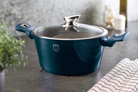 Berlinger Haus BH-6152 AQUAMARINE — zestaw 3 garnków z pokrywkami i 4 przyborami