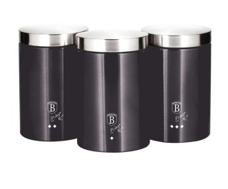 Berlinger Haus BH-6718 CARBON PRO — zestaw 3 pojemników kuchennych