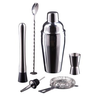 Berlinger Haus BH-8546 BLACK SILVER — zestaw 6 przyborów barmańskich