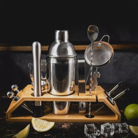 Klausberg KB-7654 – zestaw barmański z drewnianym stojakiem, 12 elementów
