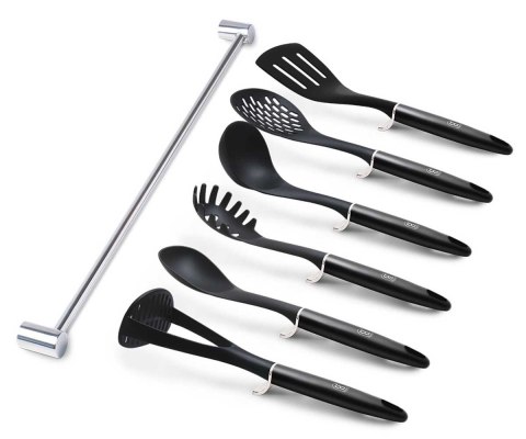 Berlinger Haus BH-6330 Carbon Pro — 6 przyborów kuchennych z wieszakiem