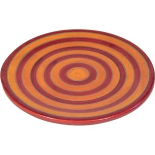 Talerz ceramiczny w pasy 25 cm