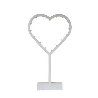 Dekoracja świetlna Serce z 20 LED, 38 cm