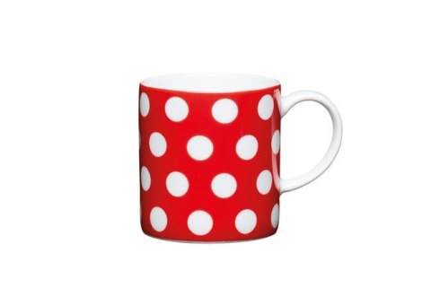 KitchenCraft Czerwone Kropki — filiżanka do espresso 80 ml