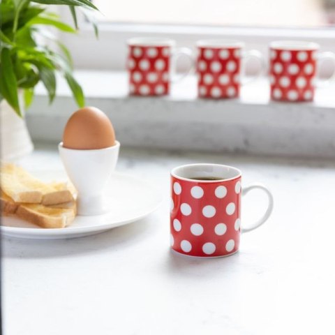 KitchenCraft Czerwone Kropki — filiżanka do espresso 80 ml