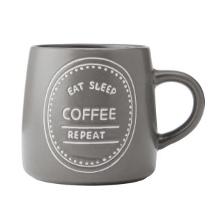 Mikasa Eat Sleep Coffee Repeat — kubek kamionkowy 400 ml