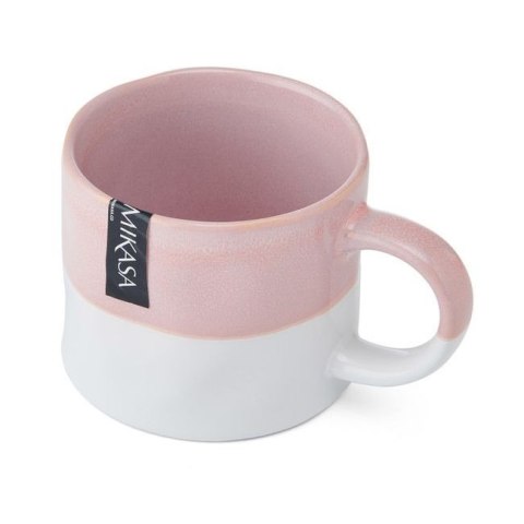 Mikasa, Kubek Kamionkowy Ombre Różowy - 350 ml