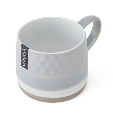 Mikasa, Kubek z Unikalnym Wykończeniem Szary - 320 ml