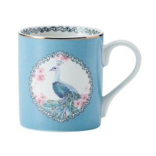 Mikasa Peacock — kubek porcelanowy z pawiem, 280 ml