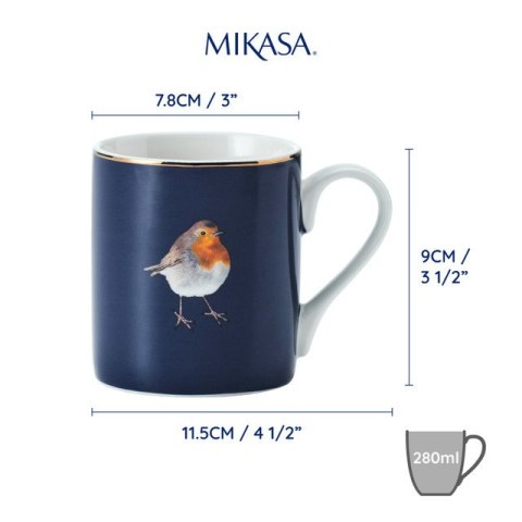 Mikasa Rudzik — kubek porcelanowy 280 ml