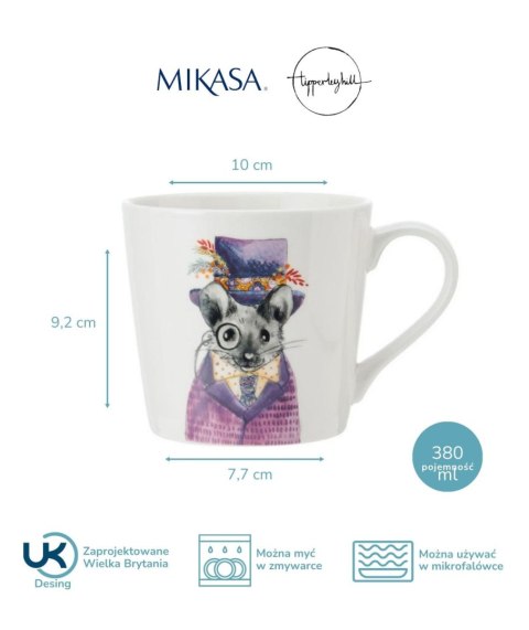 Mikasa Tipperleyhill Mysz — kubek porcelanowy 380 ml