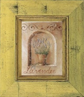 Obraz Kwitnąca Lawenda w Ozdobnej Ramie
